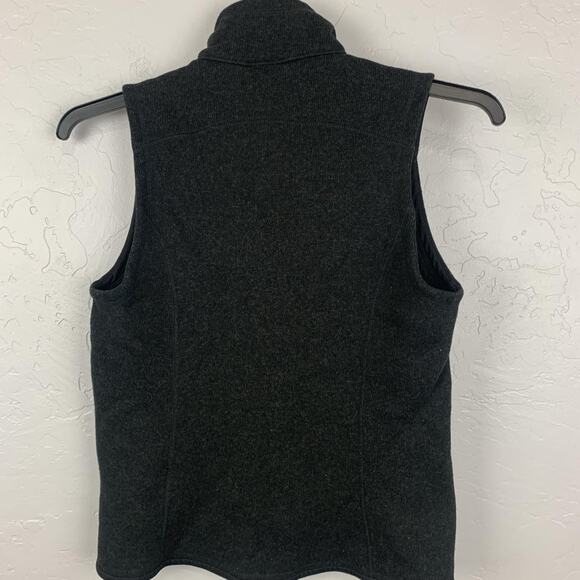 Patagonia Sweater Vest Women Small Black Better Sweater Fleece Full Zip Outdoors - Picture 2 of 7